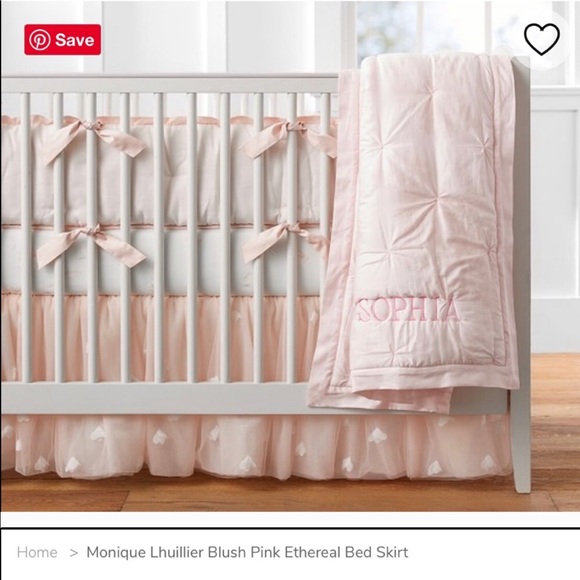 monique lhuillier crib skirt